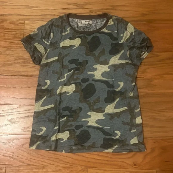 Madewell linen camo tee - Picture 3 of 7